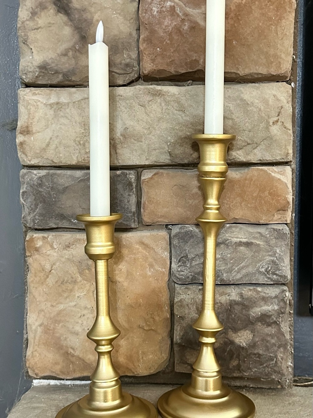 12.5” and 9” Graduated Gold Taper Holders
